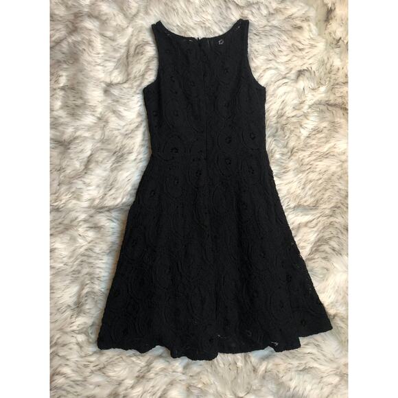 BB Dakota Sleeveless Crochet Lace Black Dress - Picture 11 of 15